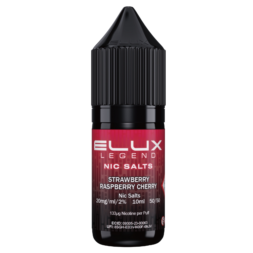 Elux Legend Strawberry Raspberry Cherry 20mg Nic Salts